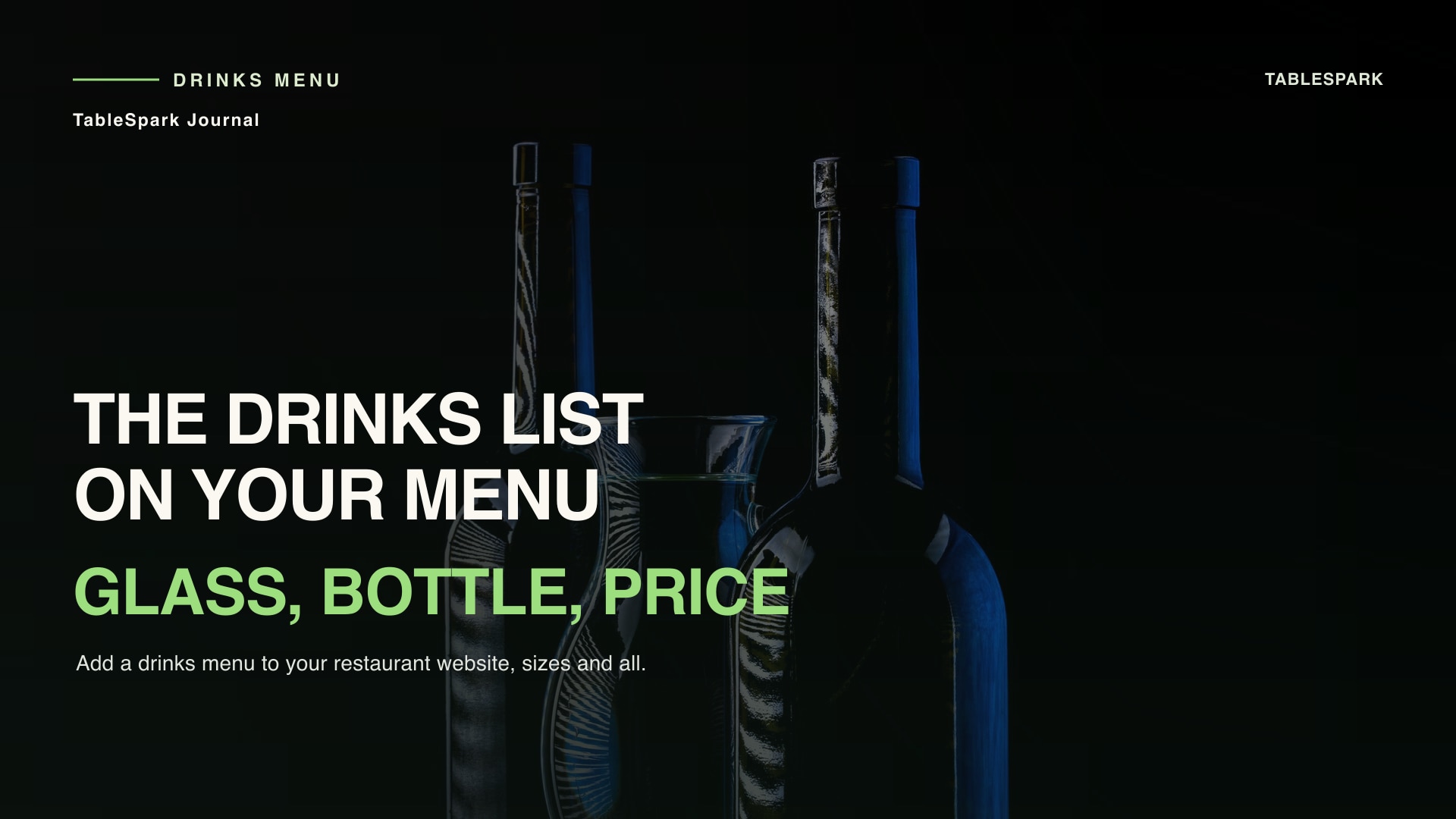 How to Add a Drinks Menu to Your Restaurant Website