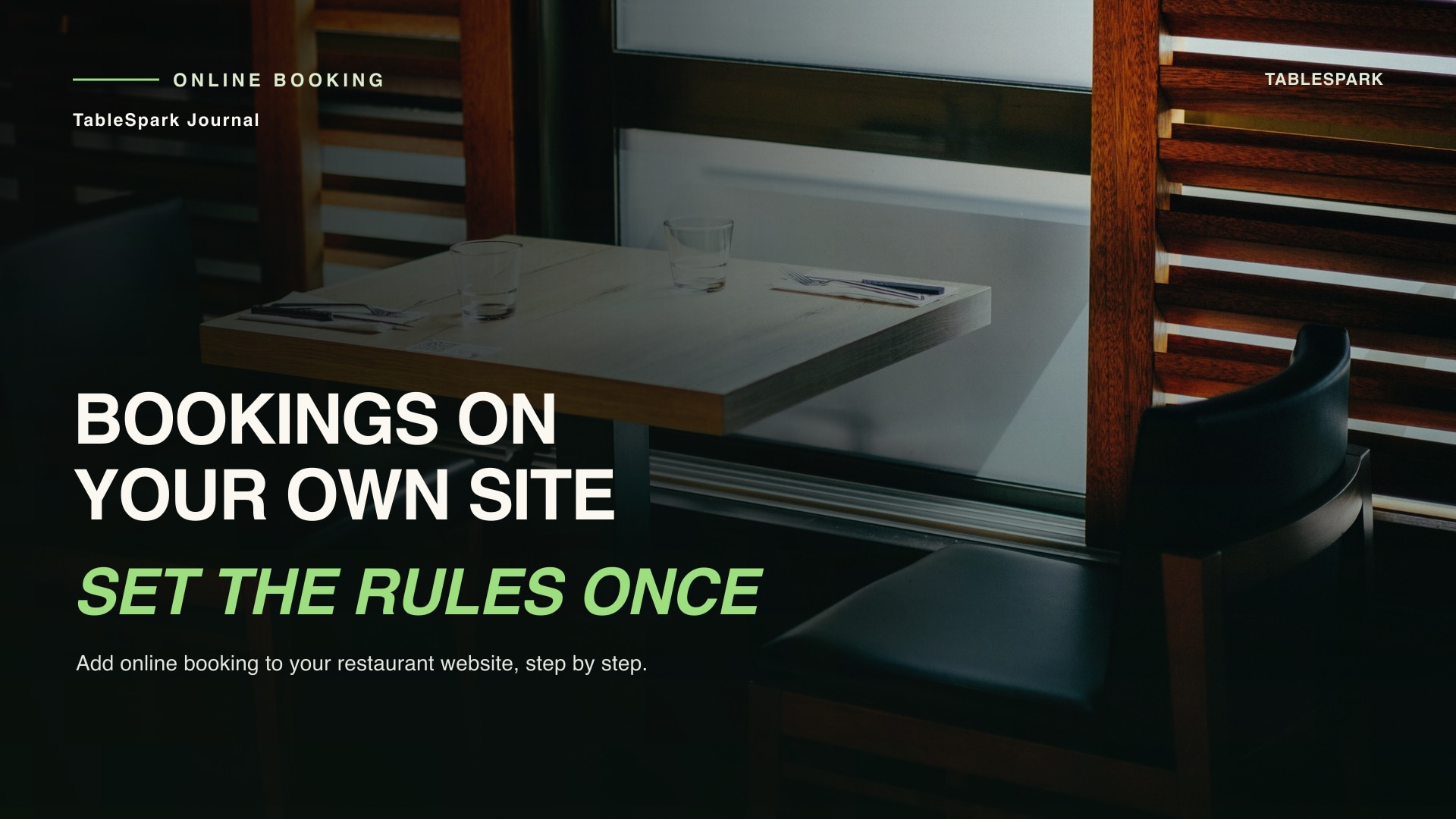 How to Add Online Booking to a Restaurant Website