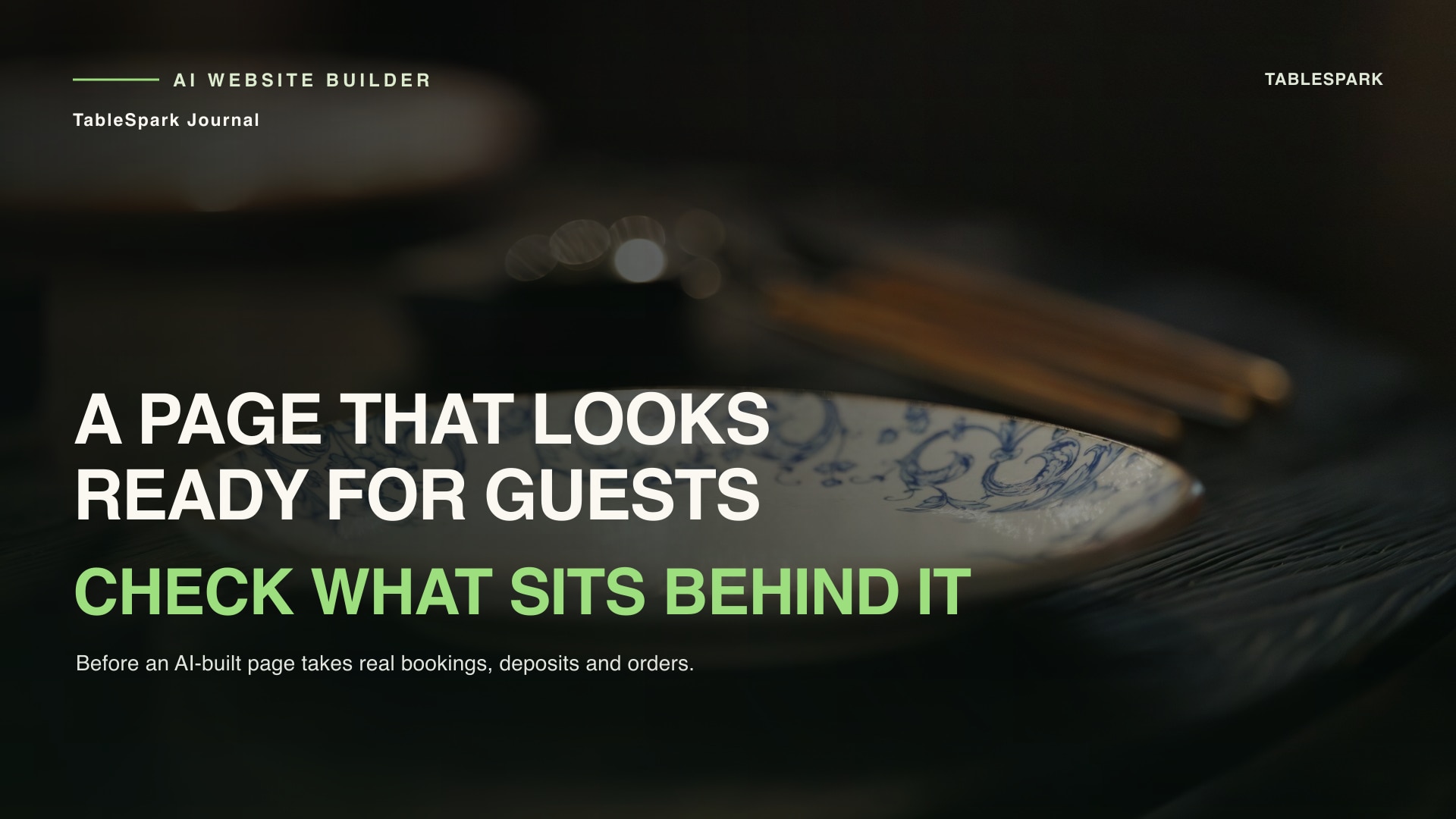 AI Website Builder for Restaurants