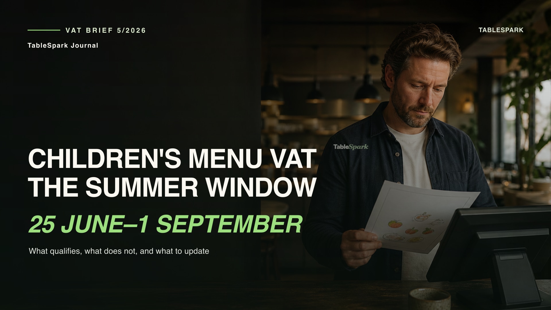 Children's Menu VAT at 5%: The Summer 2026 UK Restaurant Guide