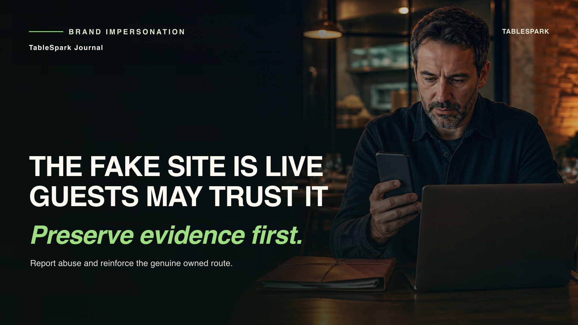 Fake Restaurant Website Brand Impersonation Takedown: A Practical UK Restaurant Response Plan