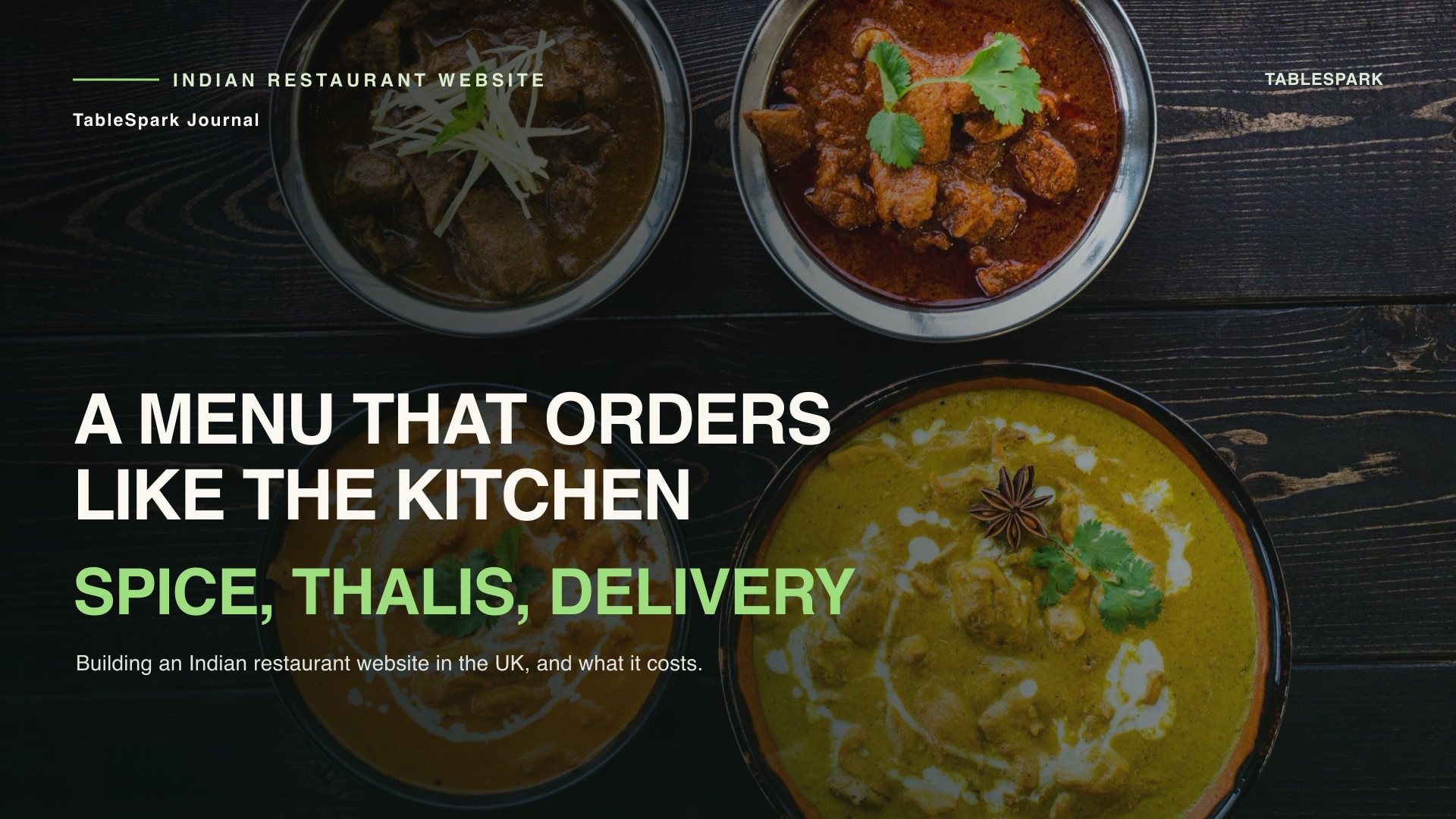 Choose an Indian Restaurant Website in the UK