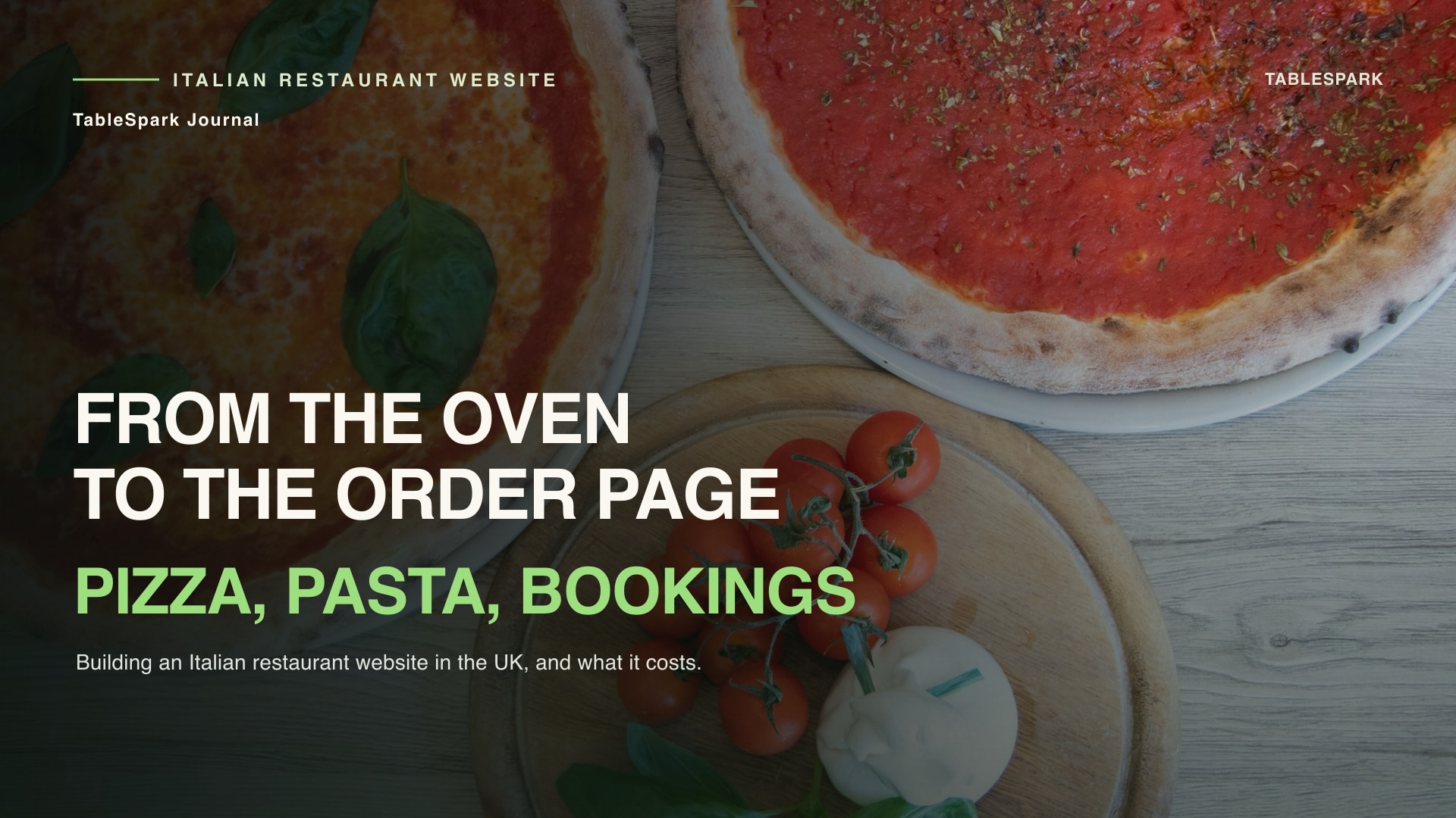 Choose an Italian Restaurant Website in the UK