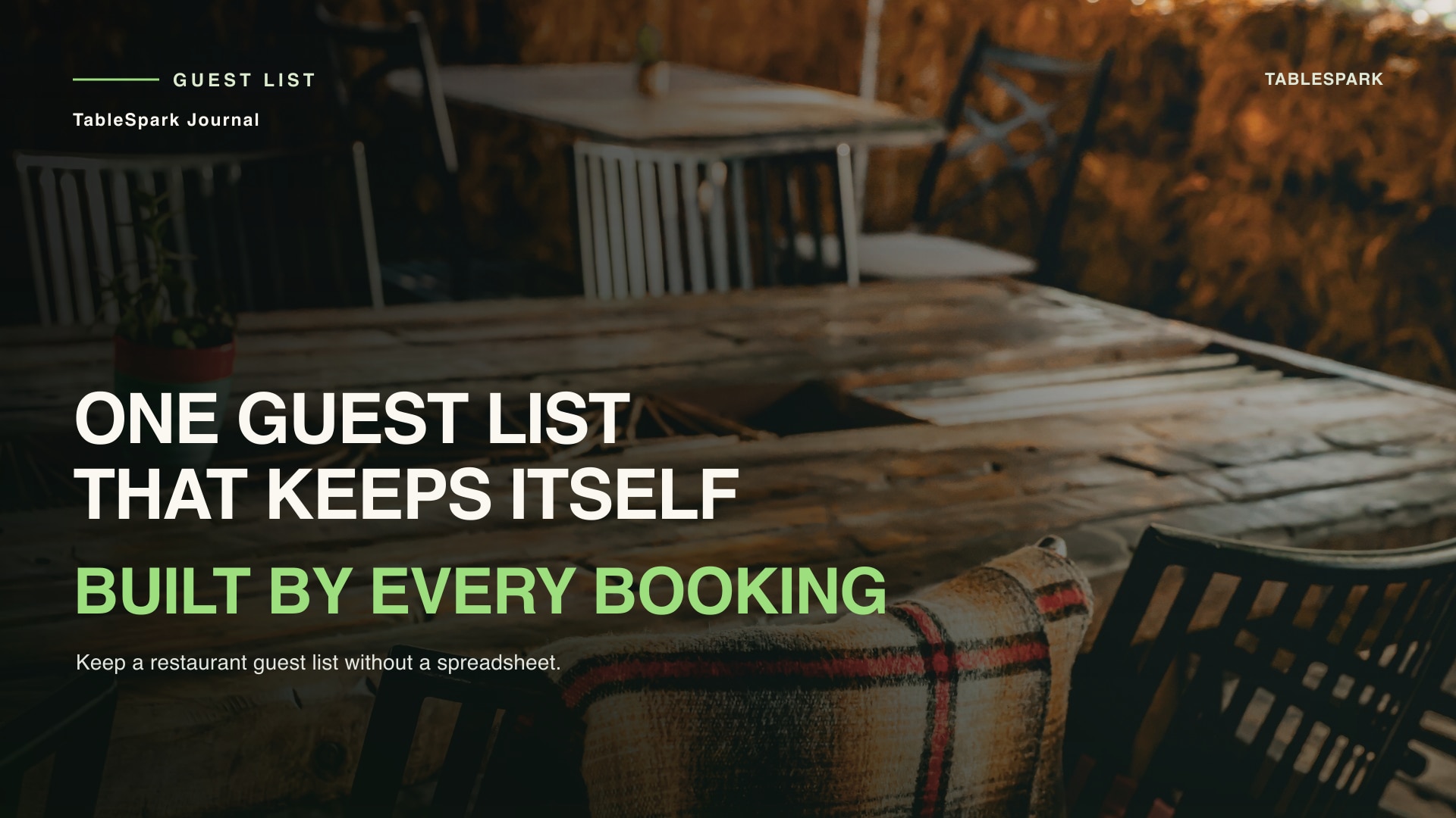 How to Keep a Restaurant Guest List Without a Spreadsheet