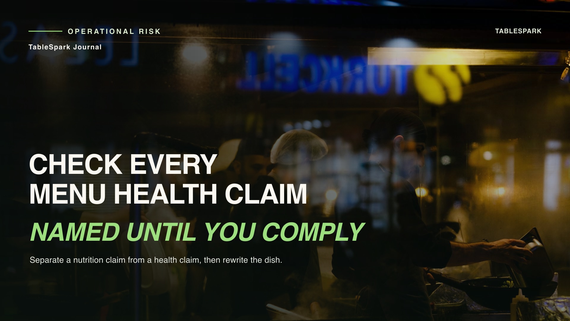 Menu health claims to check against the Great Britain authorised register