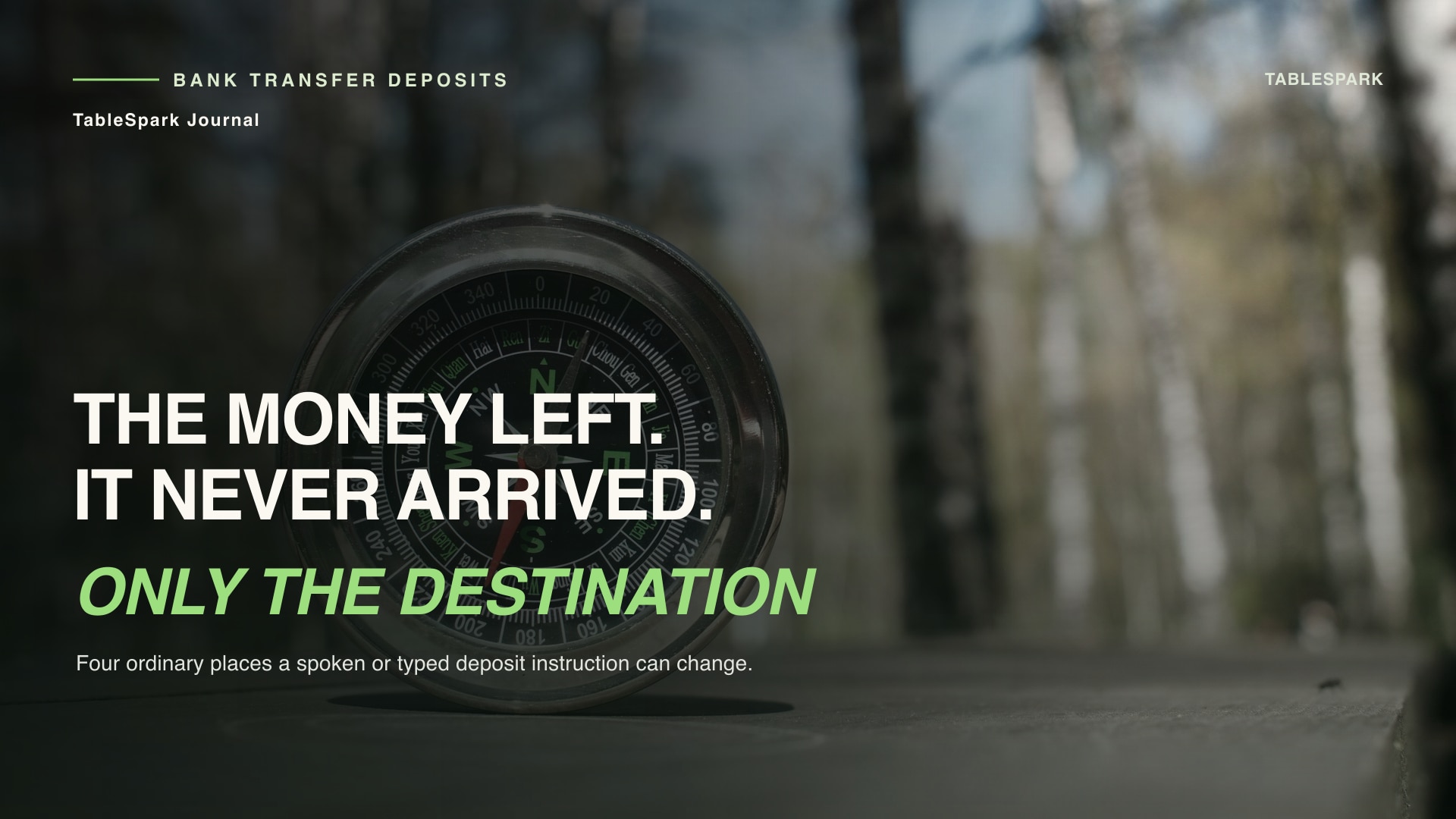 The Bank Transfer Deposit That Never Reaches the Restaurant