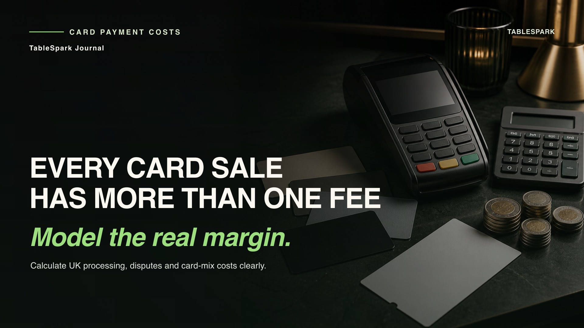 Restaurant card payment processing fees UK: budget from your card mix, not one headline rate