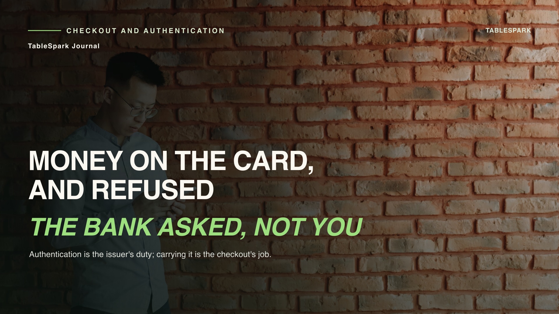Why a restaurant checkout refuses a card that has money on it