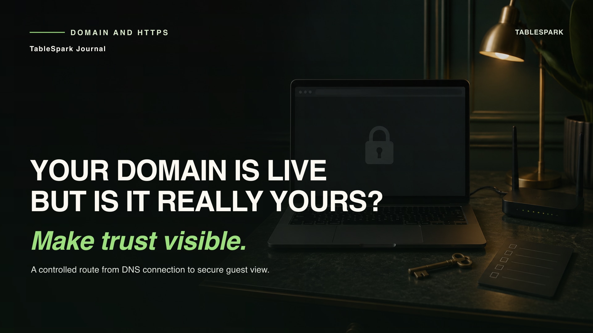 Restaurant custom domain and SSL setup: the first-connection checklist