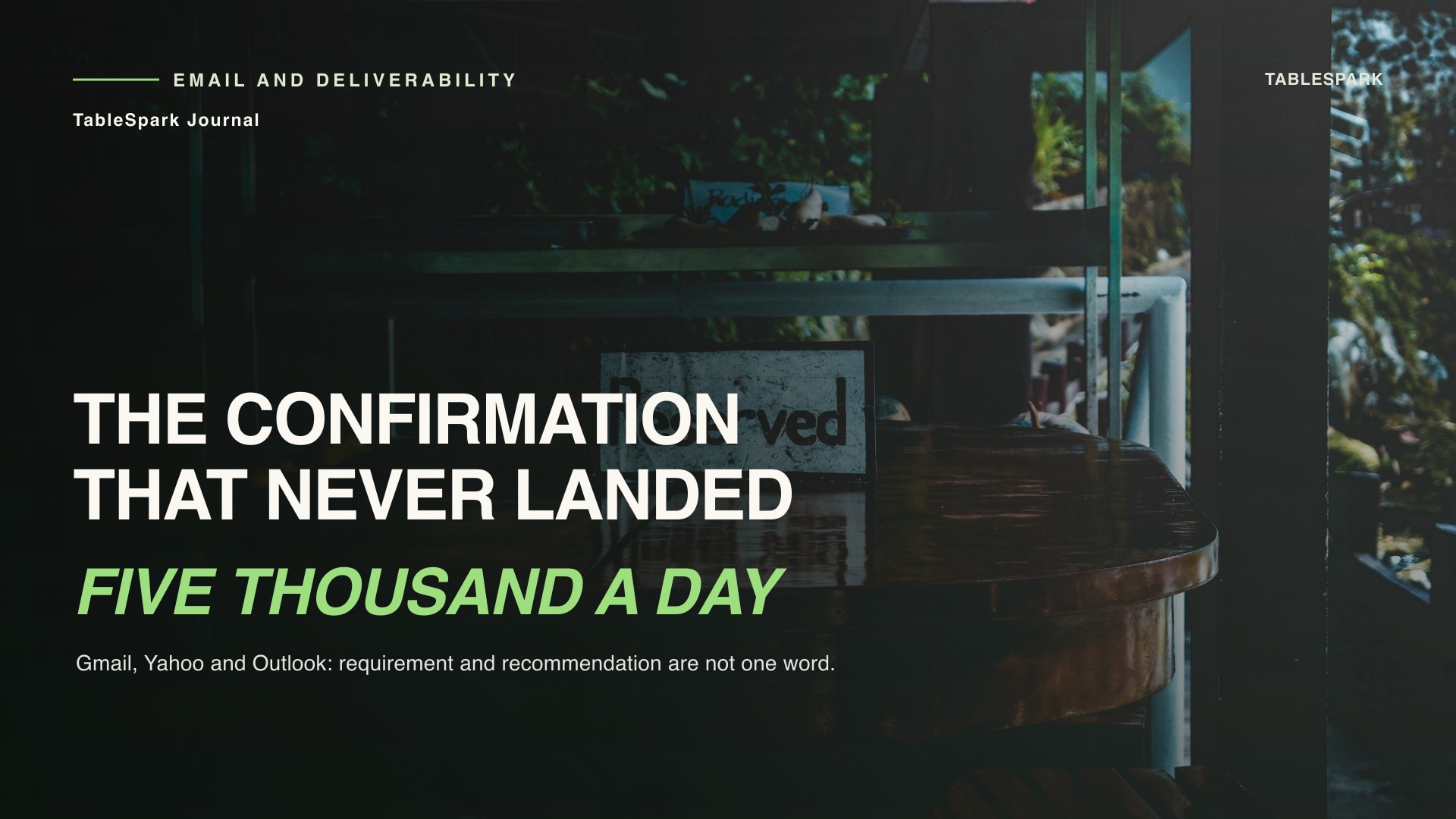 What Gmail, Yahoo and Outlook now require of a restaurant's email