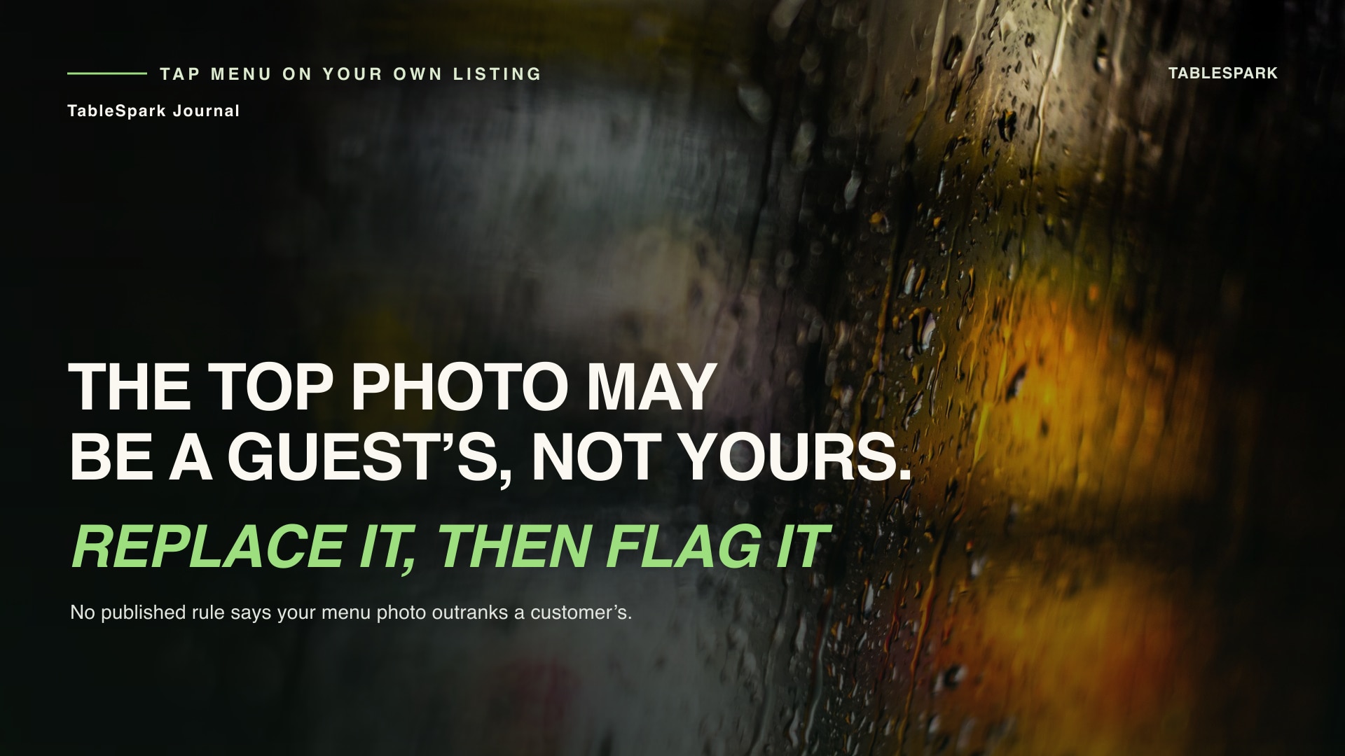 The Menu Photo On Your Google Listing Might Not Be Yours