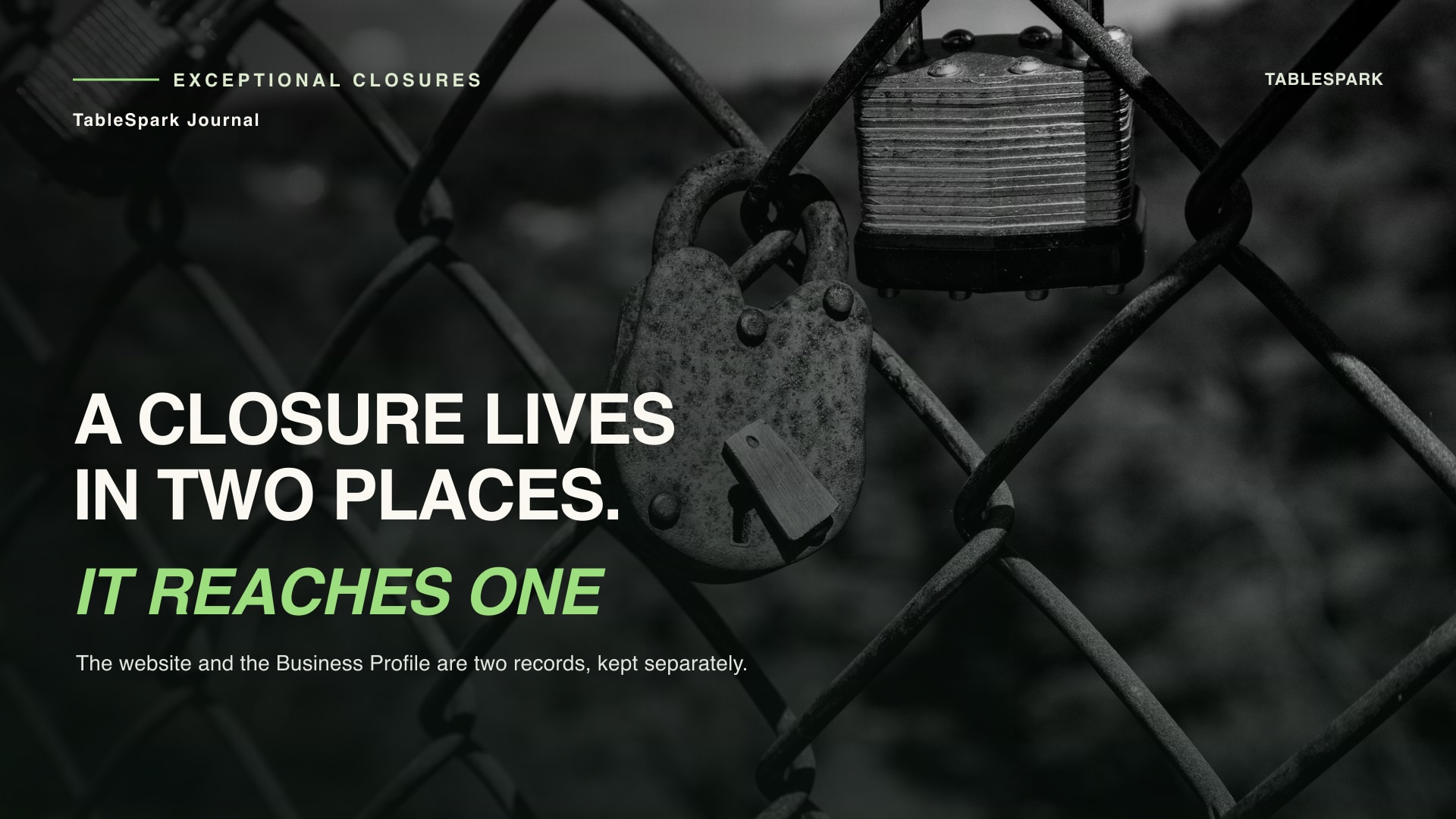 Your Closure Has to Be Published in Two Places. It Usually Reaches One.