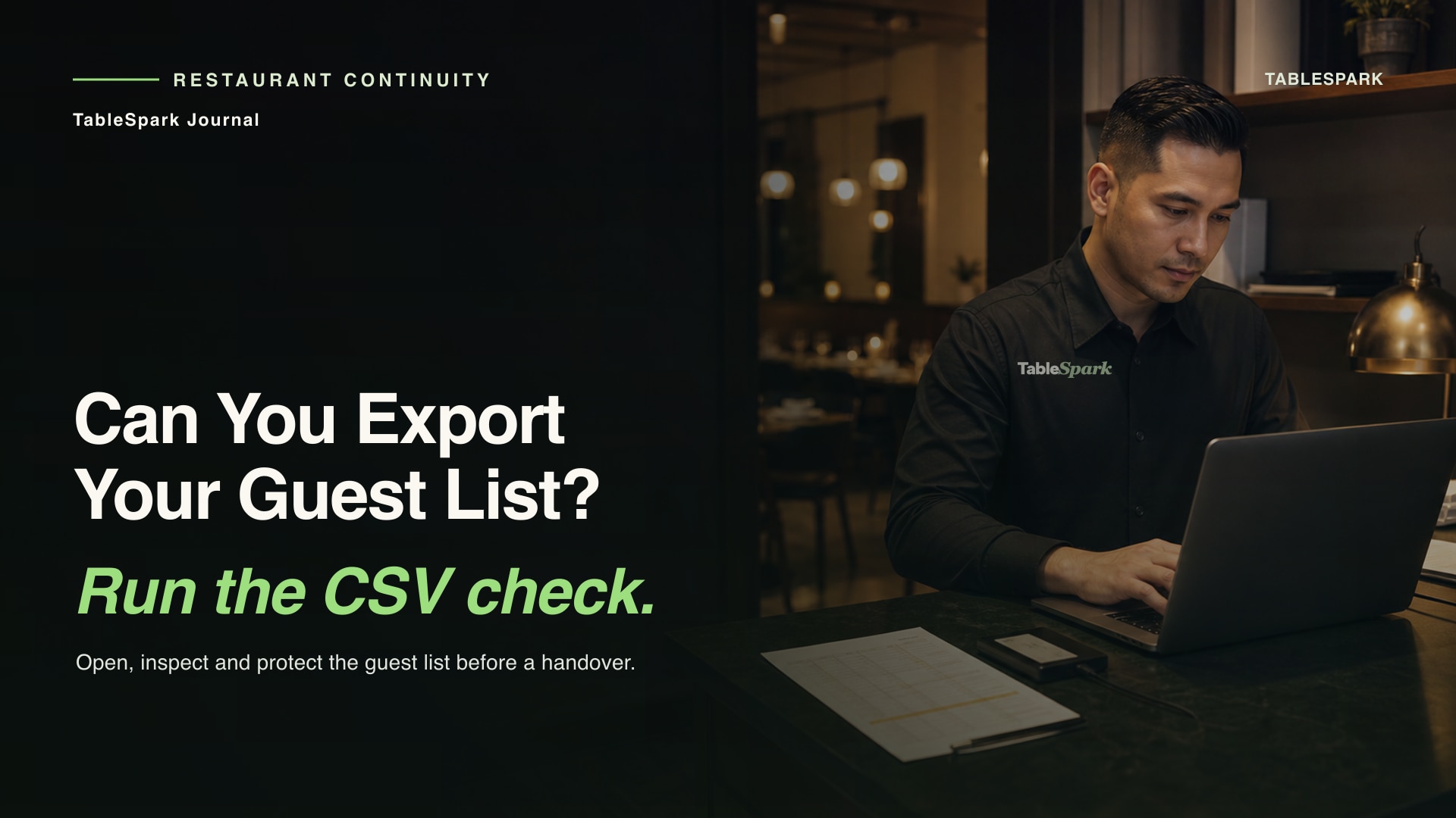 Can You Export Your Restaurant Guest List? Run the CSV Check