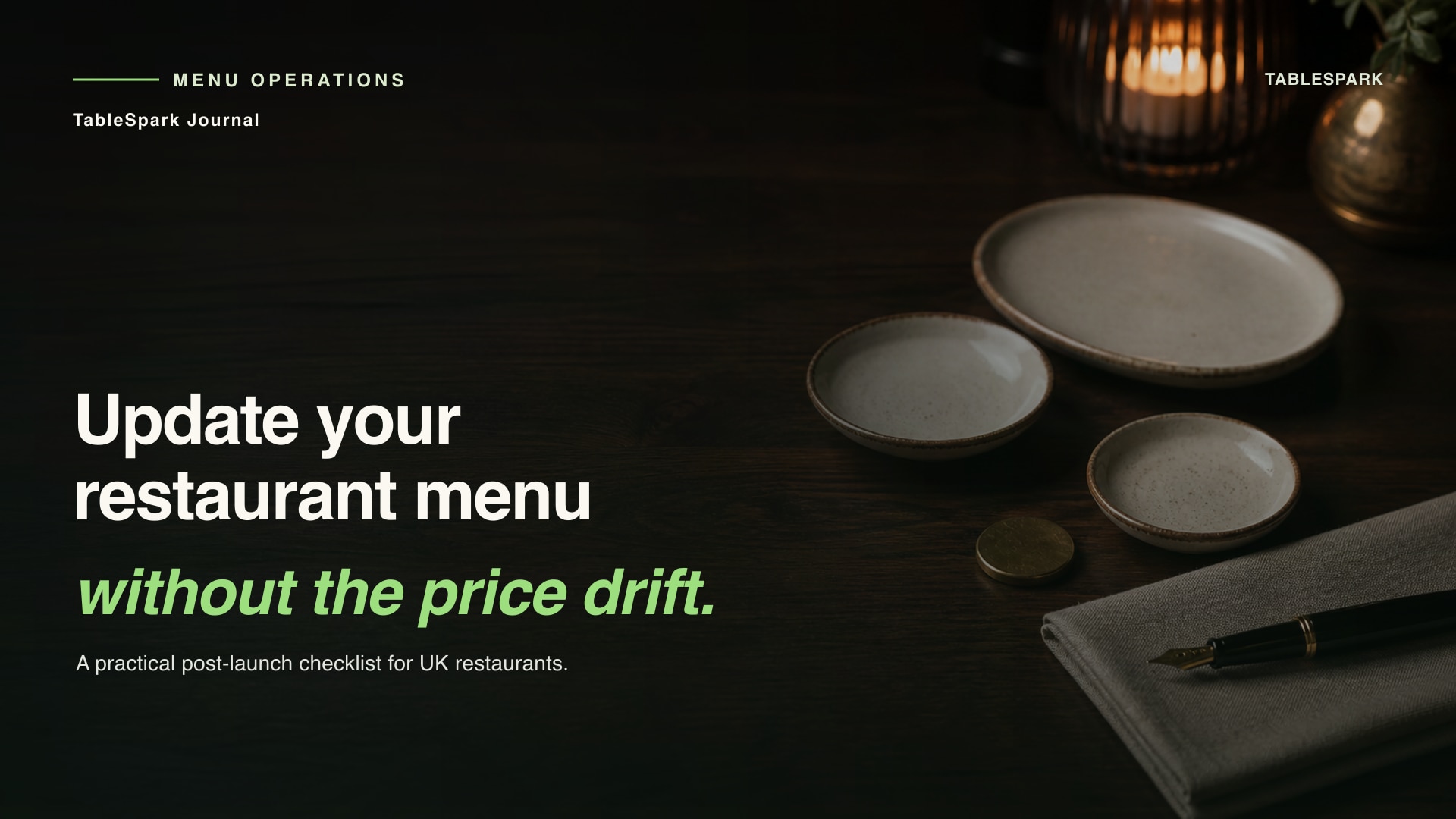 Restaurant Menu Price Drift: Pre-Service Checklist