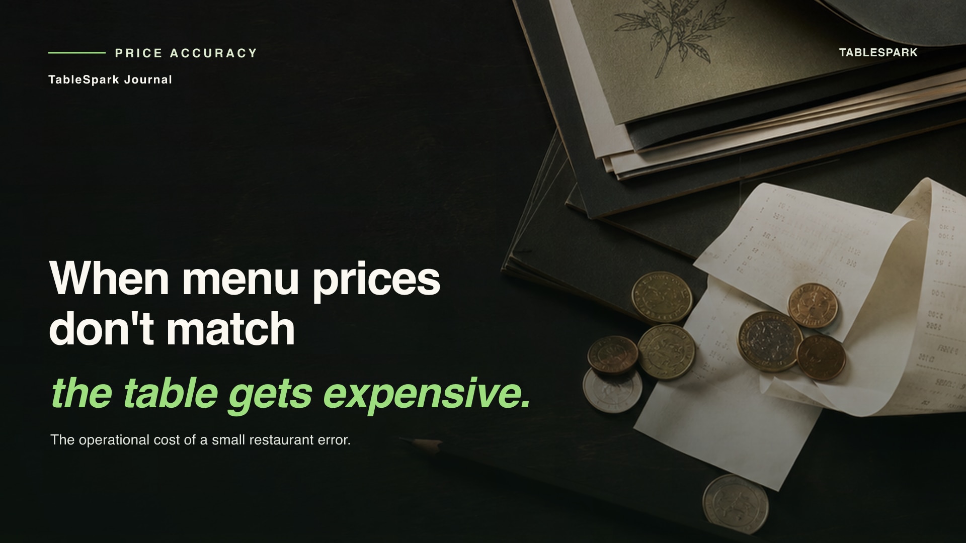 The Cost of a Restaurant Menu Price Mistake in the UK
