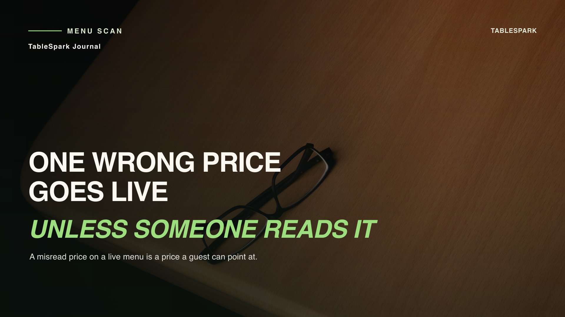Catch a Misread Price Before Your Menu Scan Goes Live