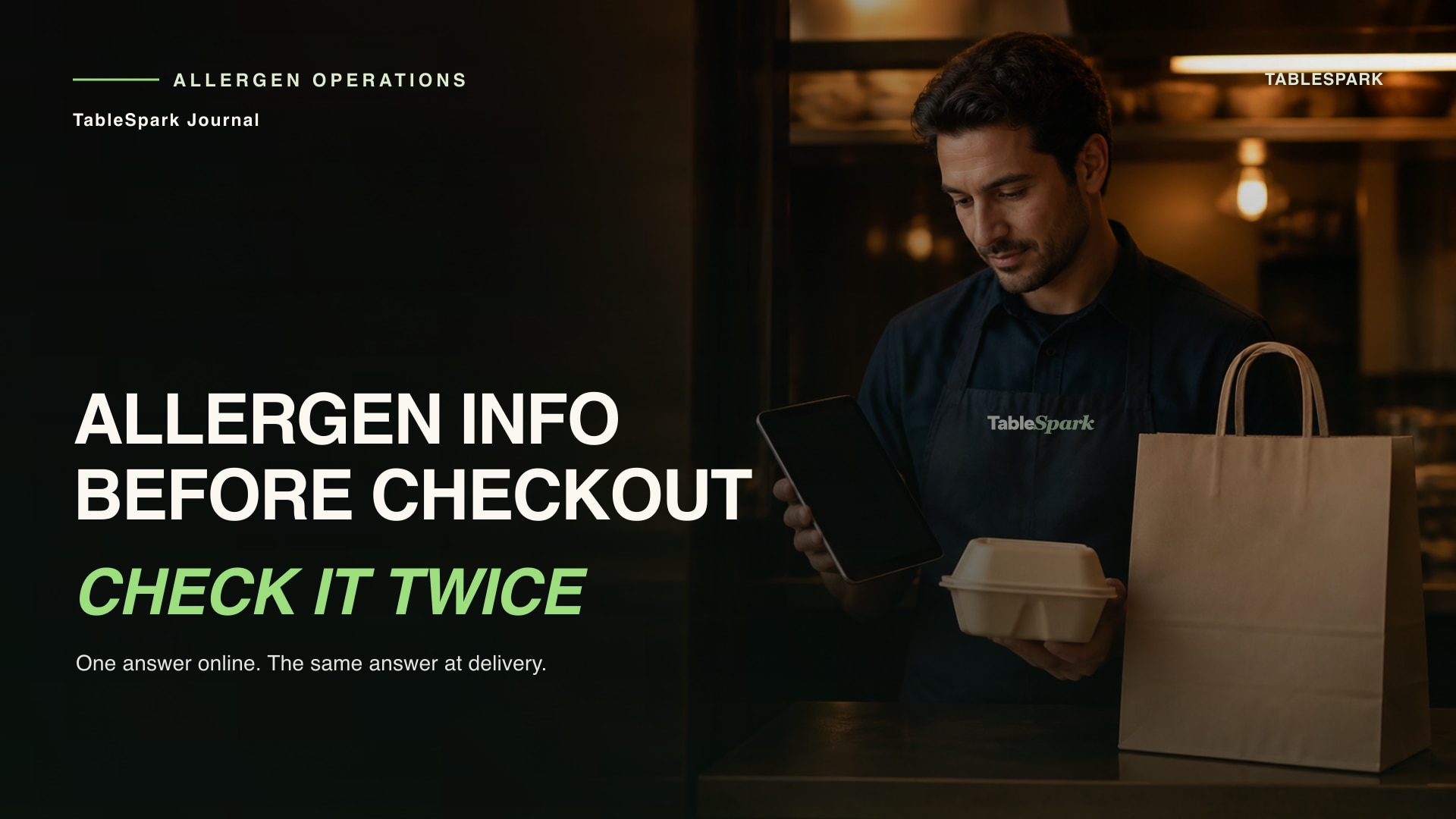 Restaurant allergen information online: the two-stage UK check