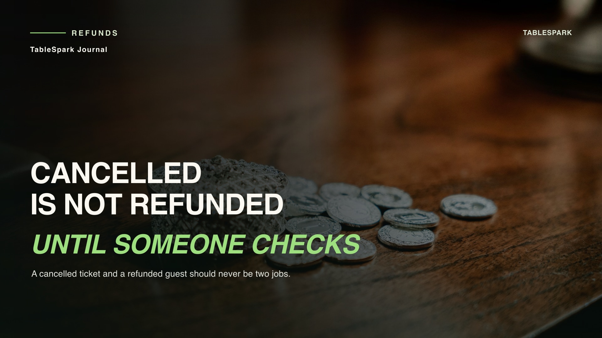 Cancelling a Paid Order Should Never Leave Staff Guessing About the Money