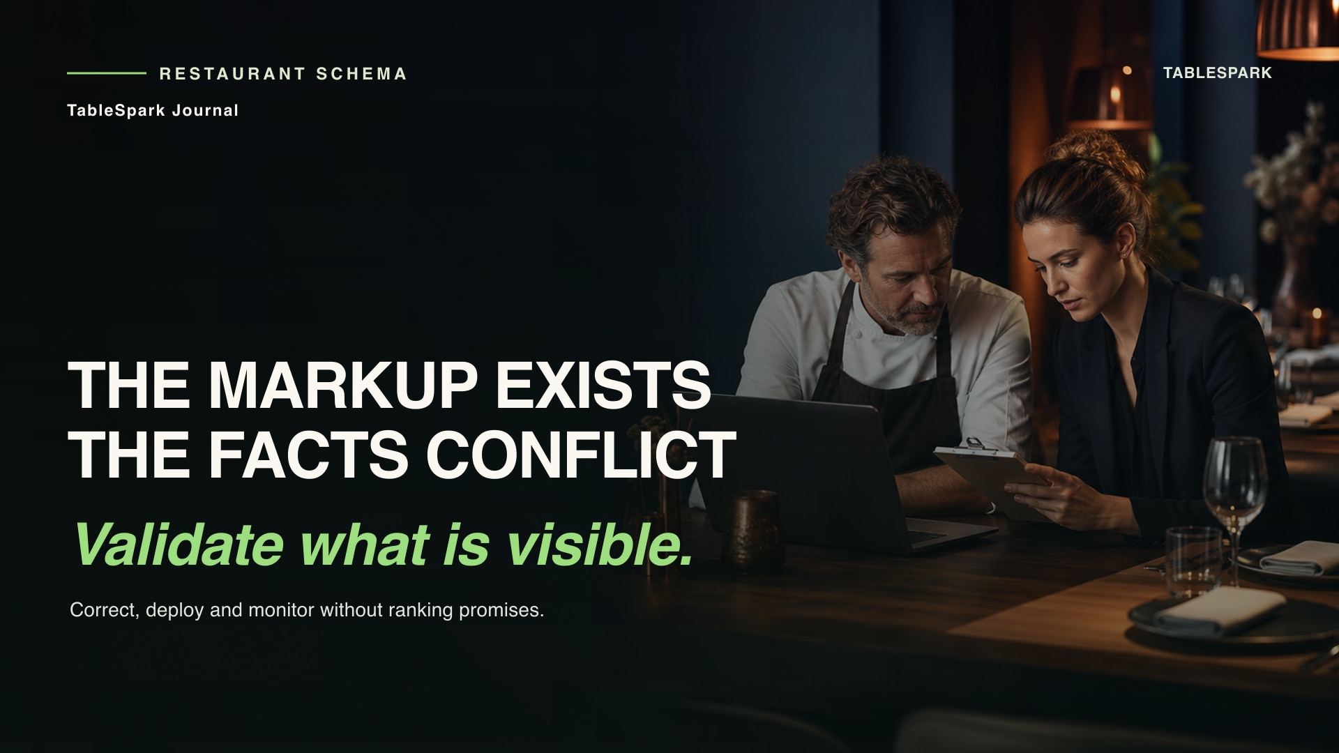 Restaurant Schema Validation Checklist: the Validate–Correct–Deploy–Monitor Loop