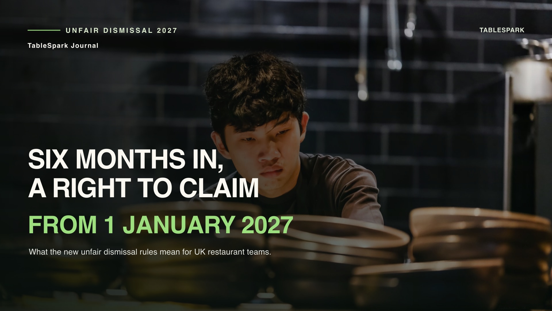 Restaurant Unfair Dismissal Rights Change on 1 January 2027
