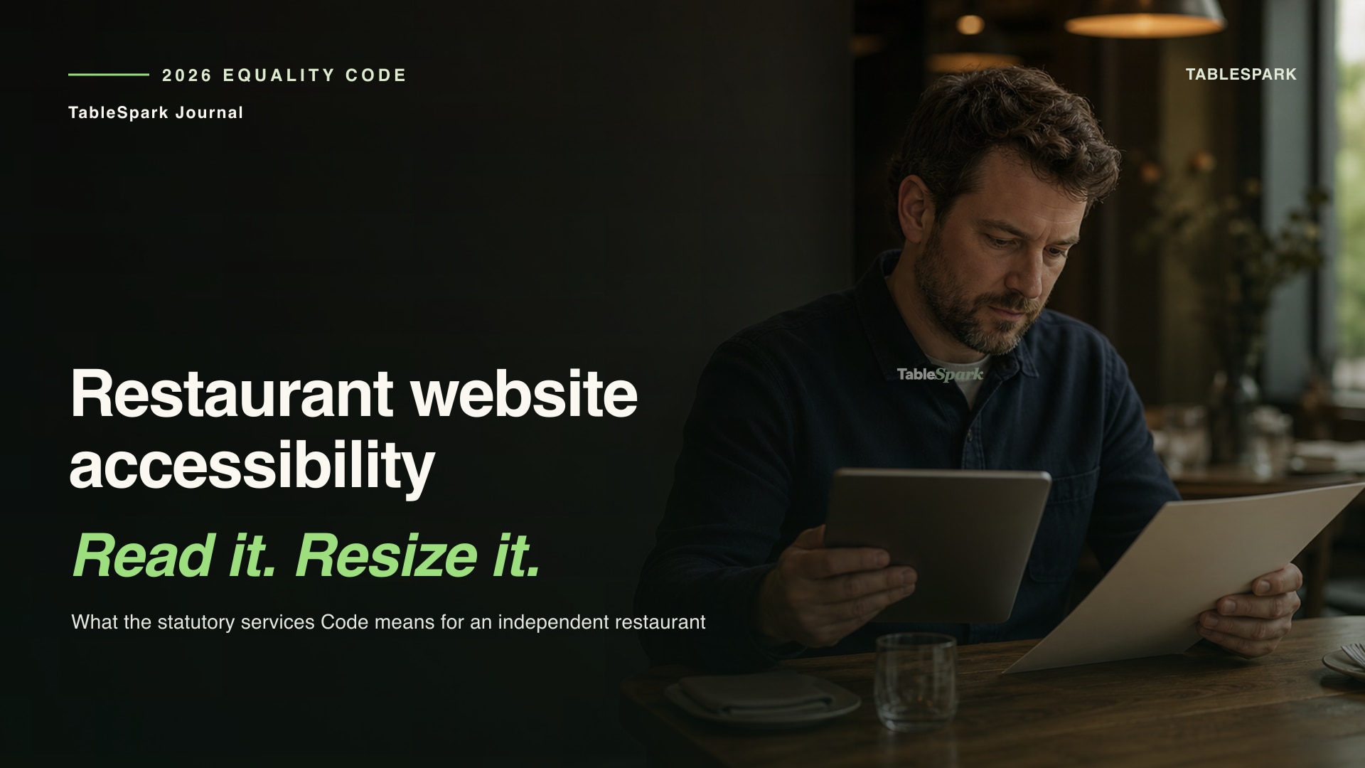Restaurant Website Accessibility: What the 2026 Code Means