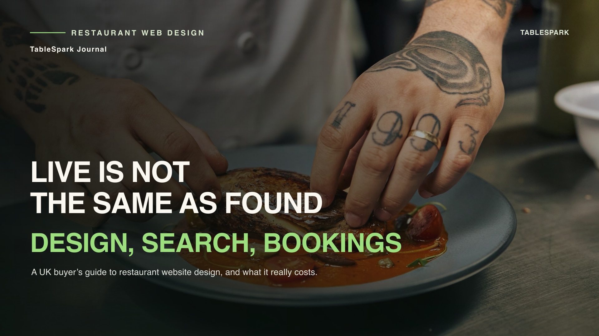 Restaurant Website Design in the UK, Priced in Full