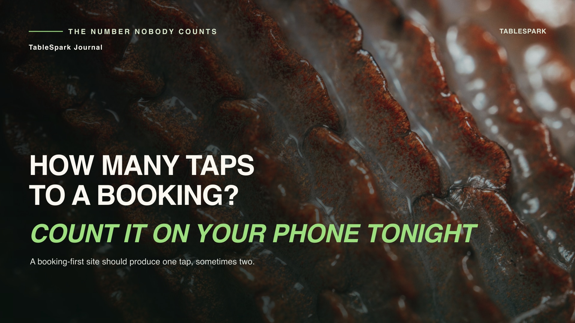 How Many Taps From Your Homepage to a Booking? Count Them Tonight.