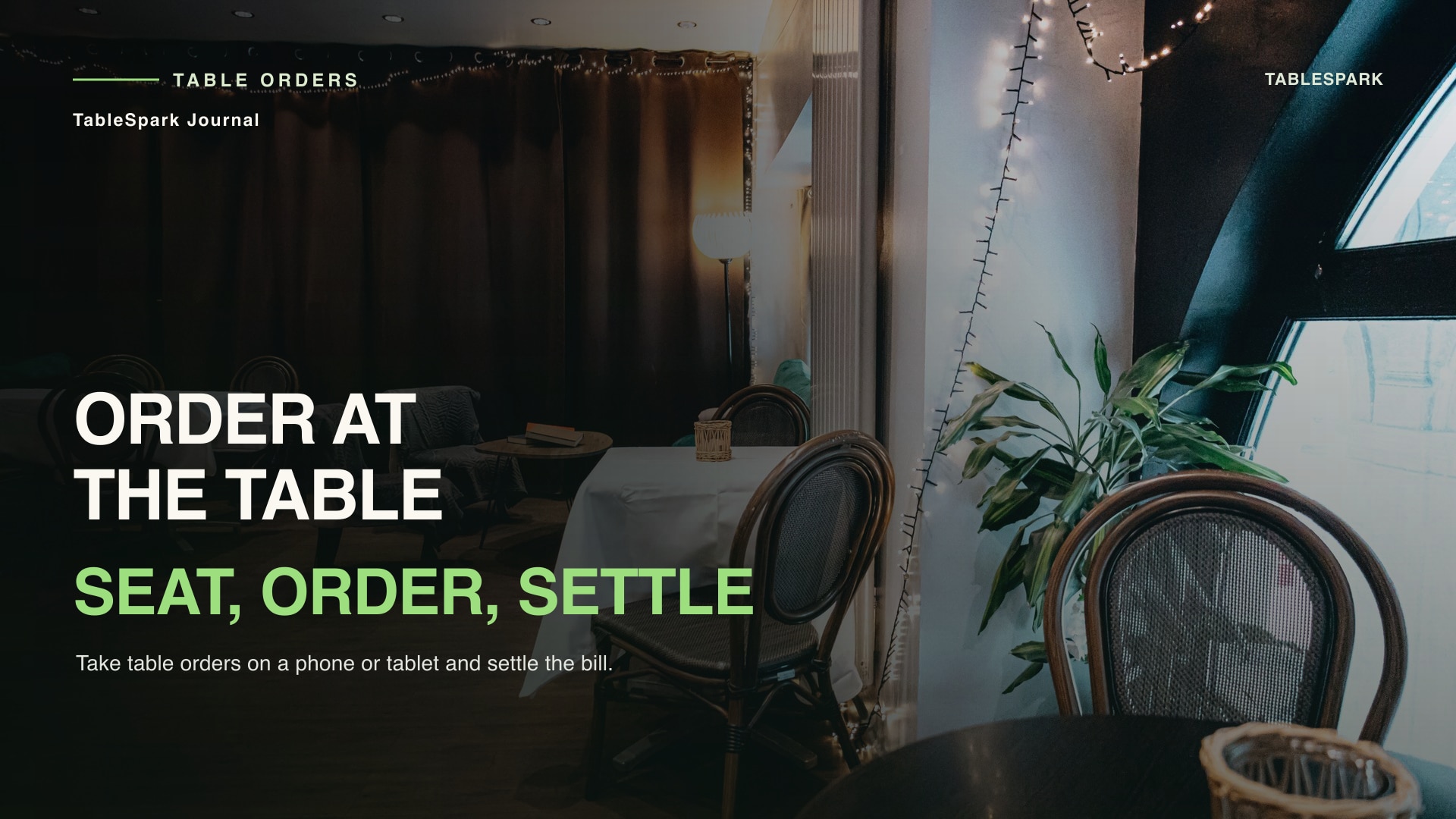 How to Take Table Orders on a Phone or Tablet