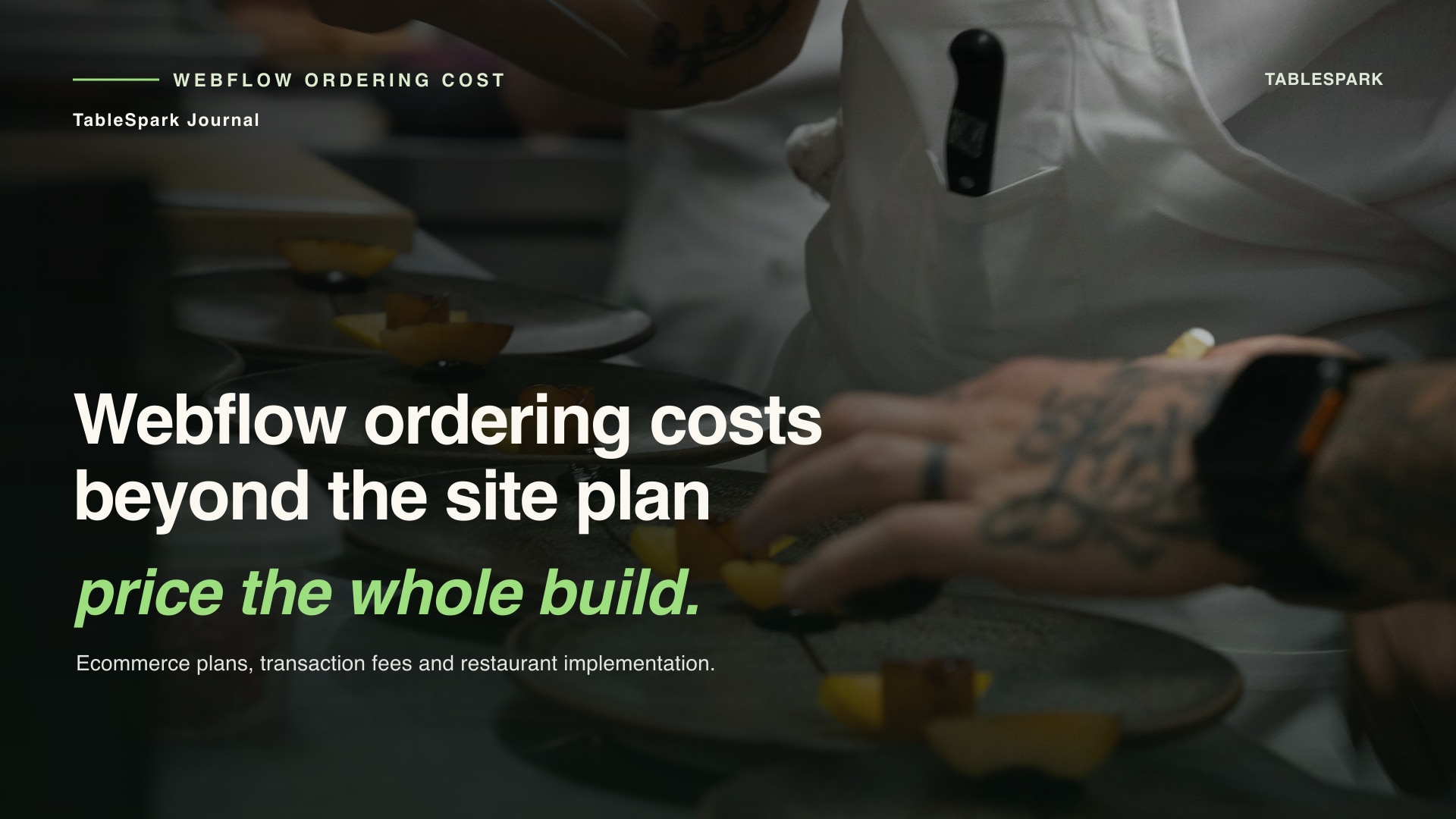 Webflow Restaurant Online Ordering Cost: The Full UK Stack