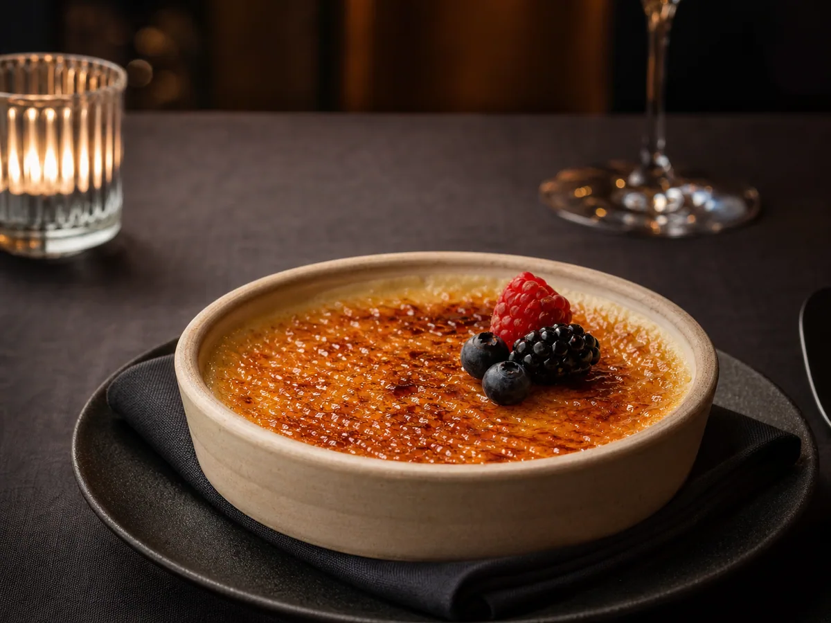 Vanilla crème brûlée