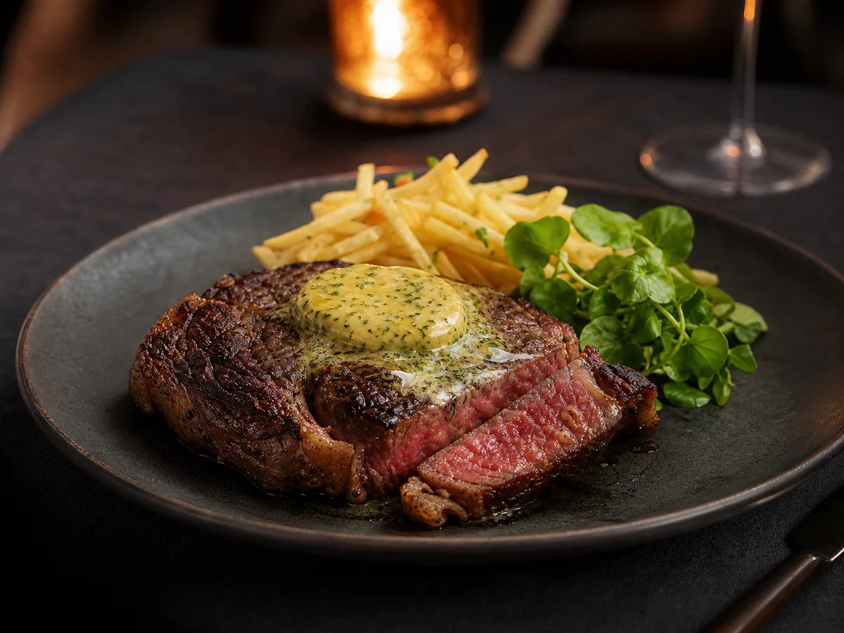Ribeye, Café de Paris butter