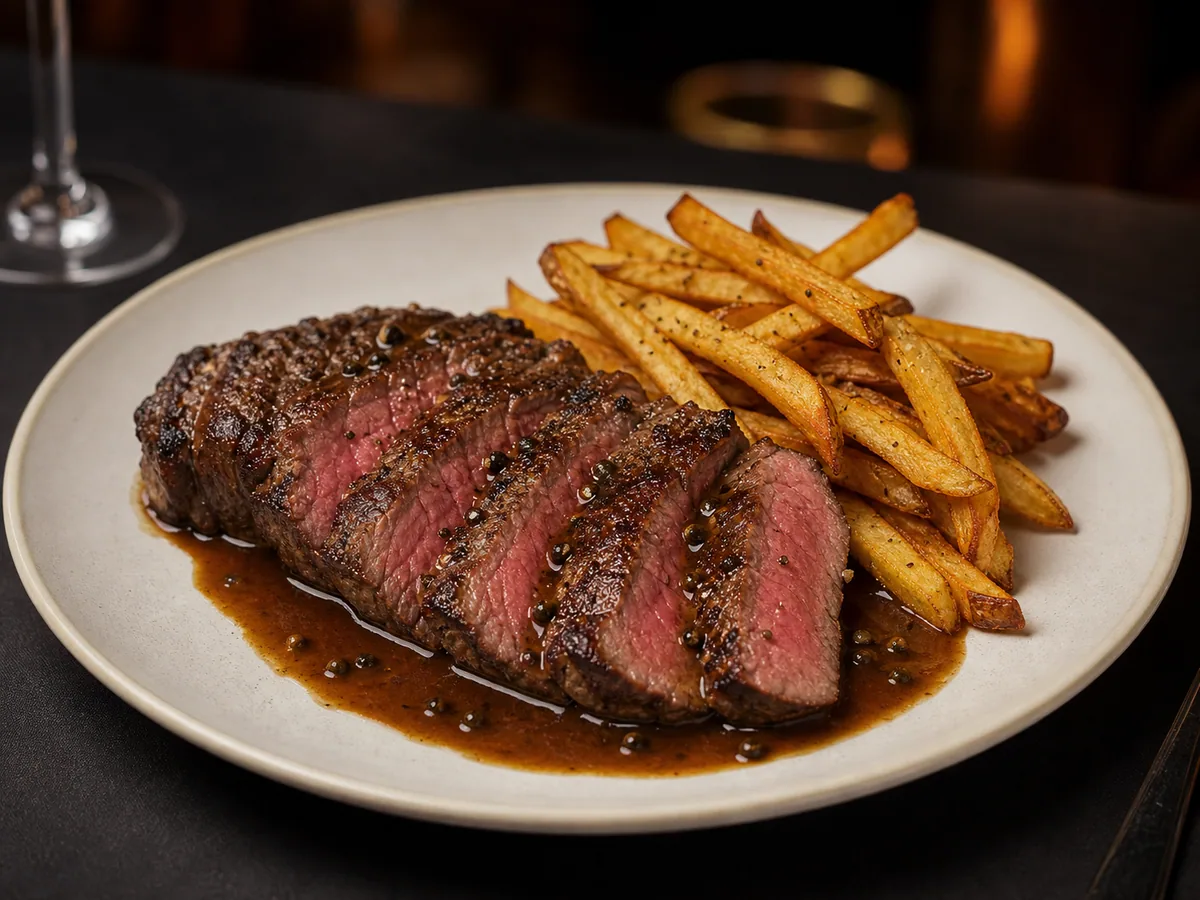 Hereford sirloin, frites