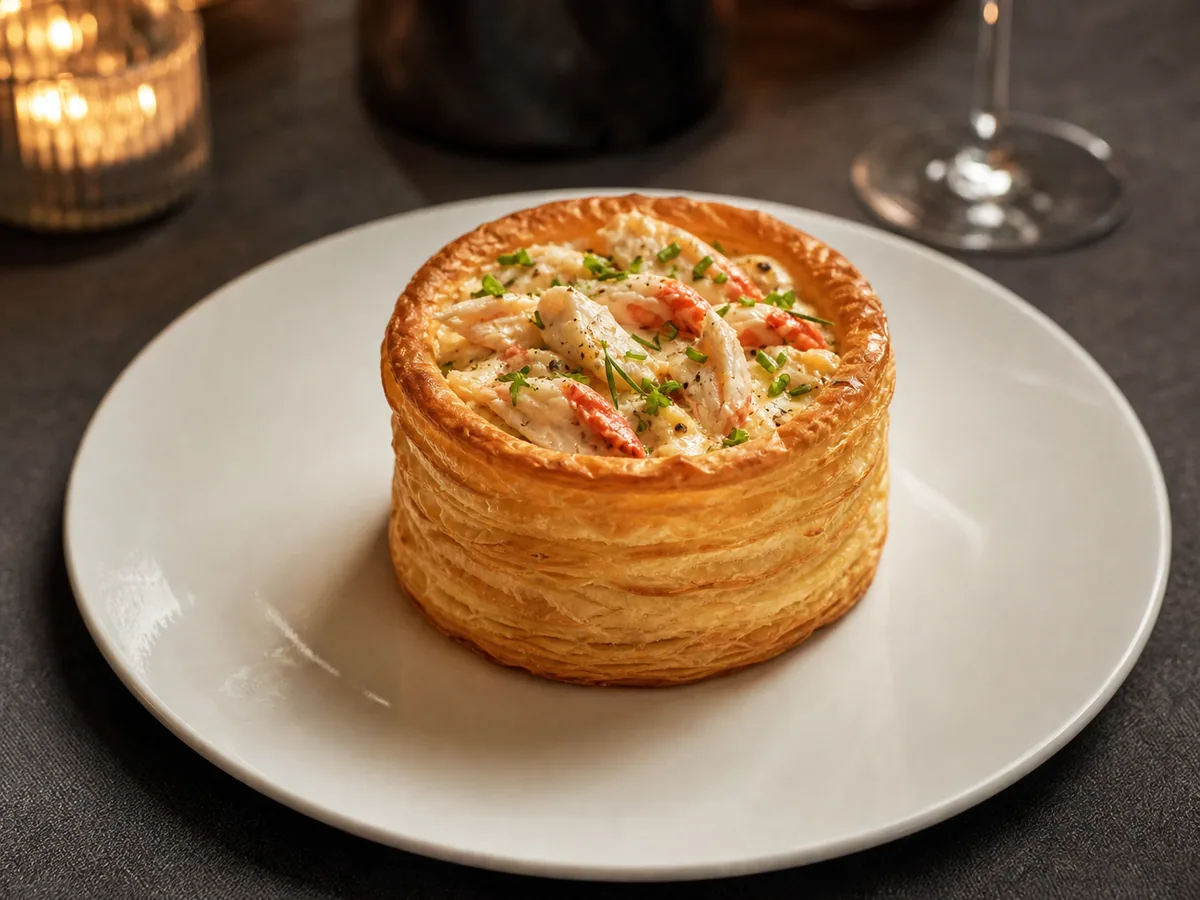 Devon crab vol-au-vent