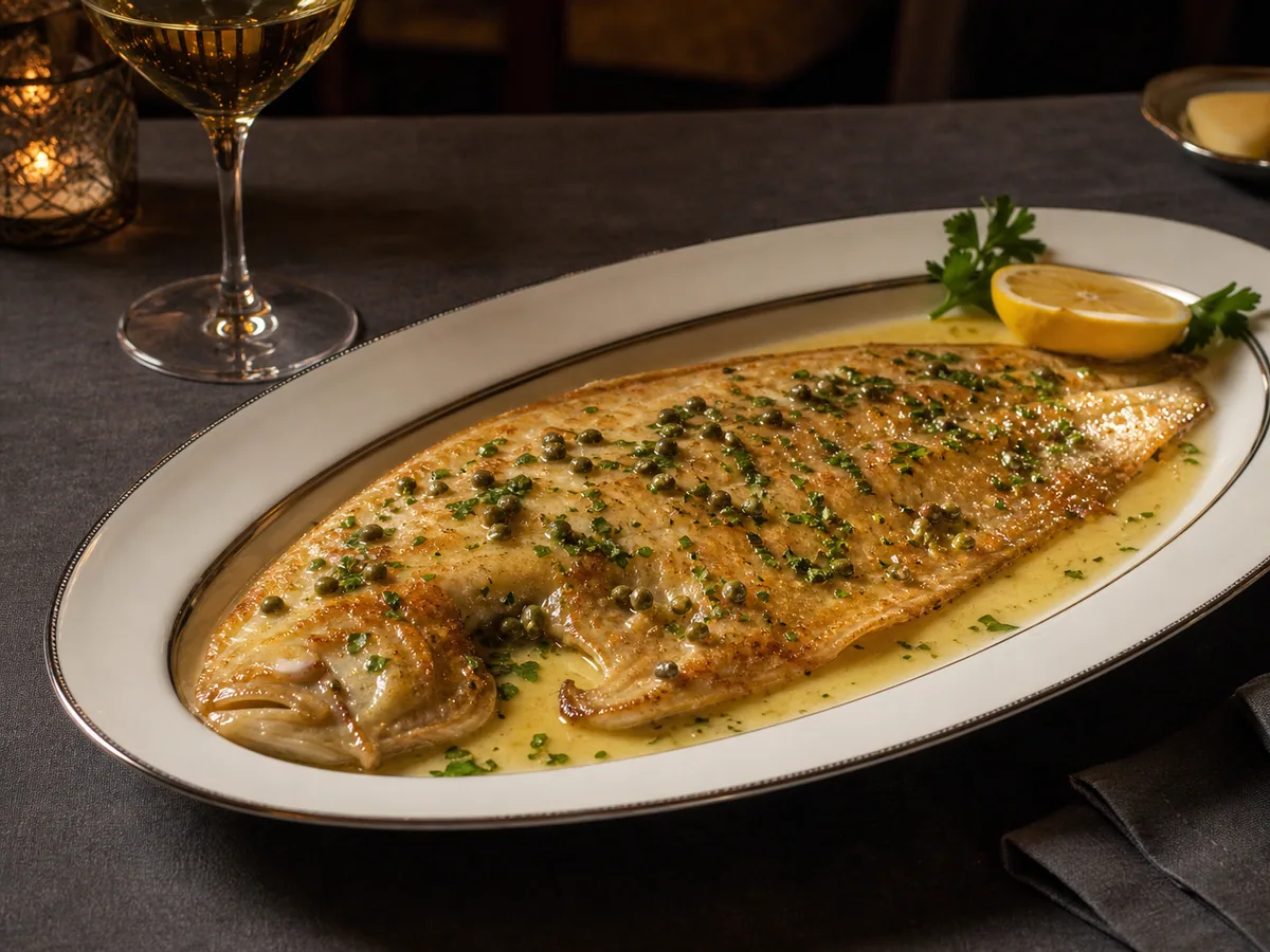 Dover sole meunière