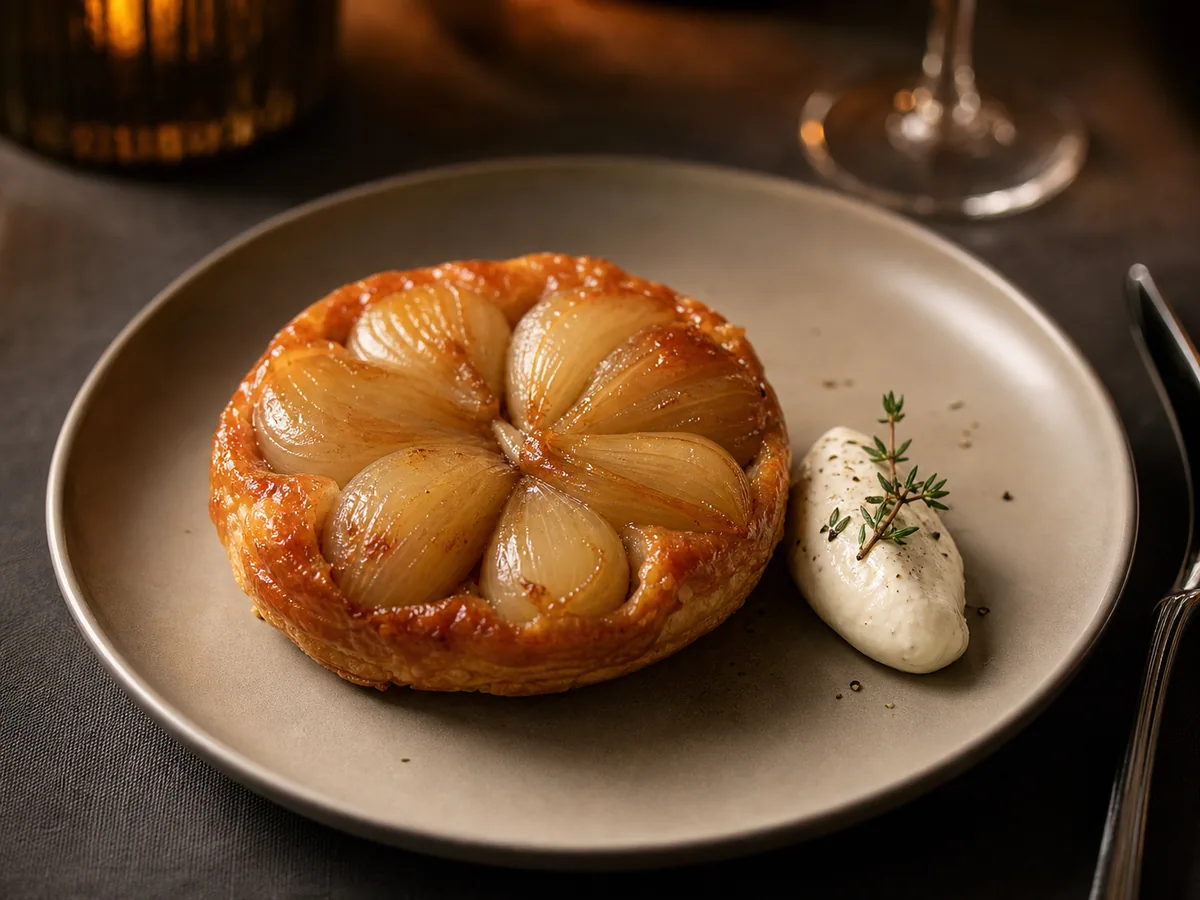 Roscoff onion tarte tatin