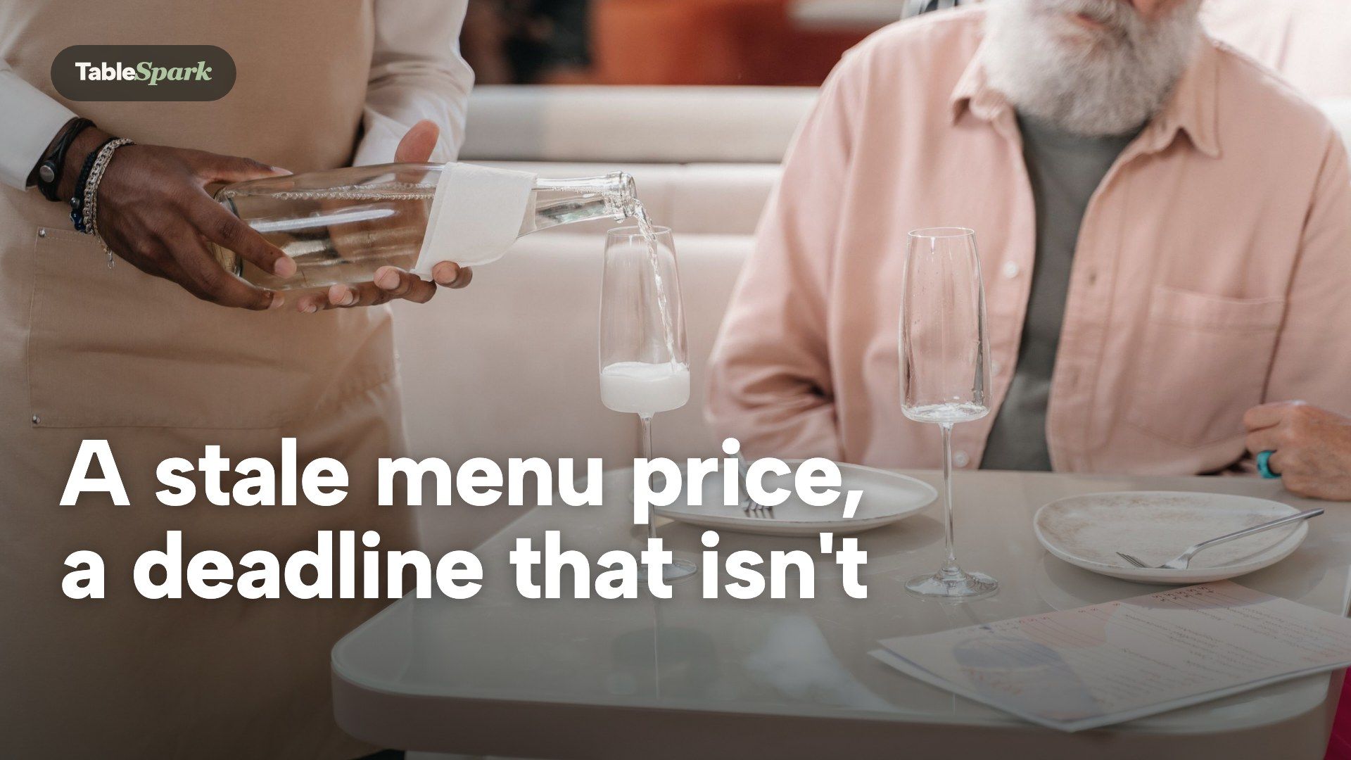 UK law on a restaurant menu price that was never updated, and the deadline that does not exist
