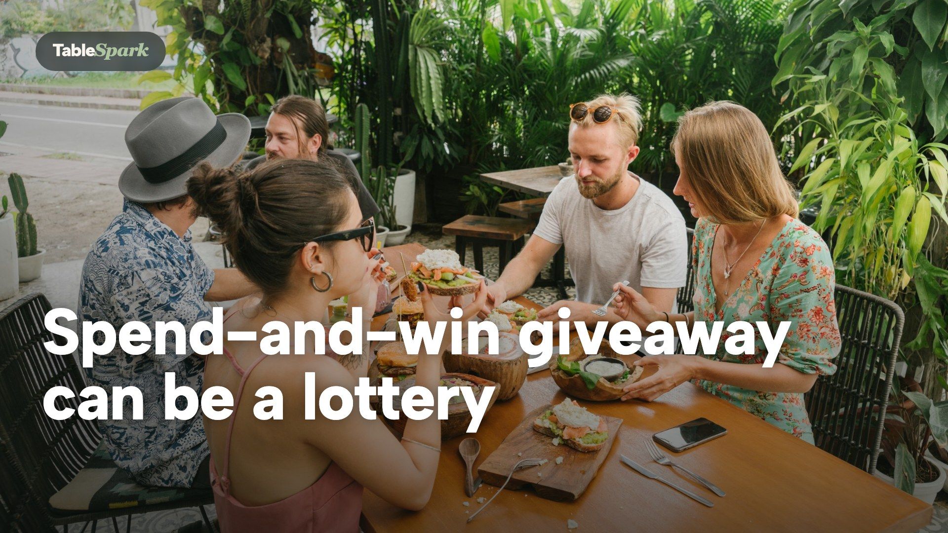 A 'spend and win' giveaway can be an unlicensed lottery, and posting it is the offence